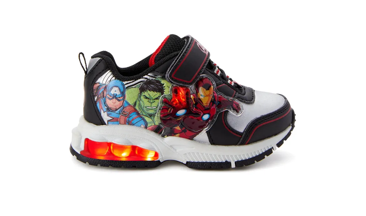 Avengers Toddler Boys Marvel Heroes Light Up Athletic Sneakers