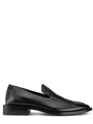 BALENCIAGA Coin Rim Loafers Black