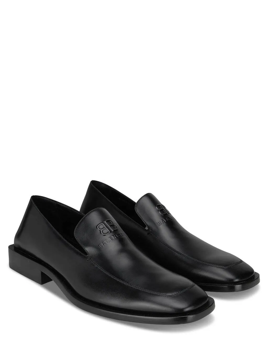 BALENCIAGA Coin Rim Loafers Black