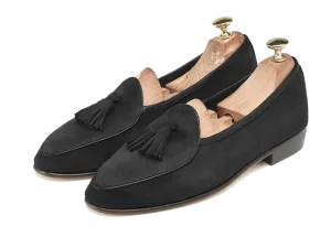 Black Sagan Grand Suede Tassels