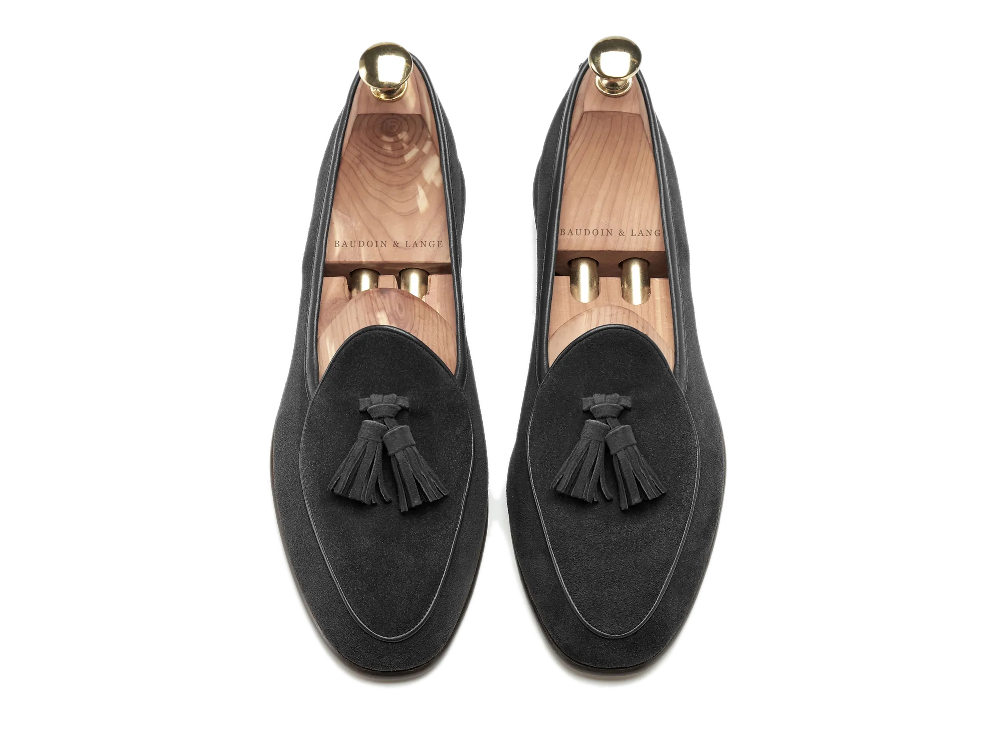 Black Sagan Grand Suede Tassels
