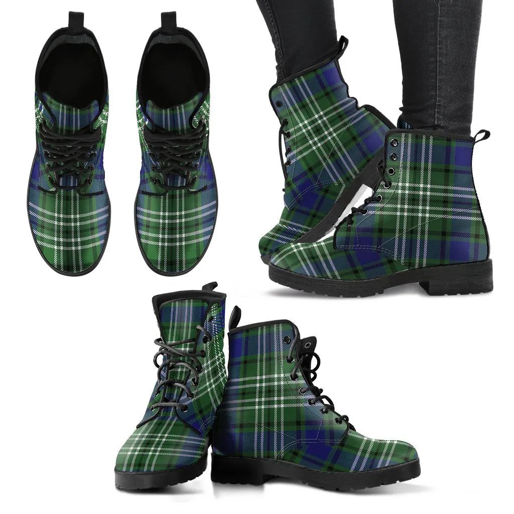Blyth Tartan Leather Boots