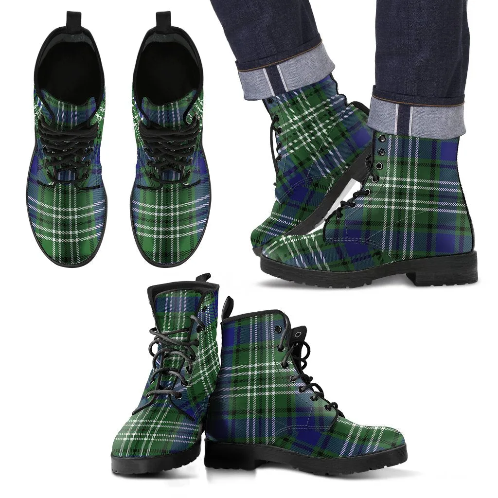 Blyth Tartan Leather Boots