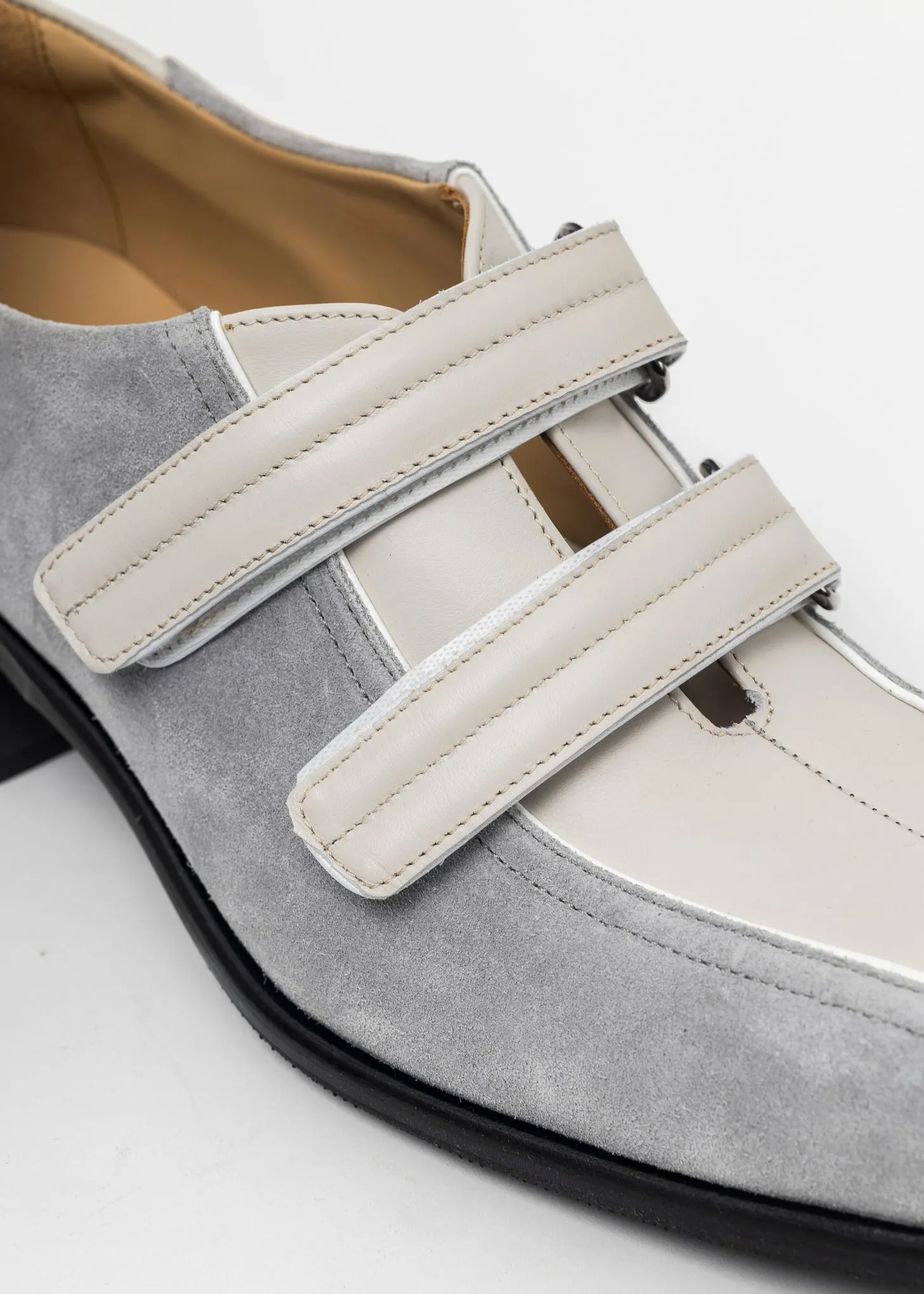 BONE WHITE / GREY SPORTY SNOUT LOAFER