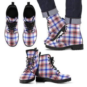 Boswell Modern Tartan Leather Boots