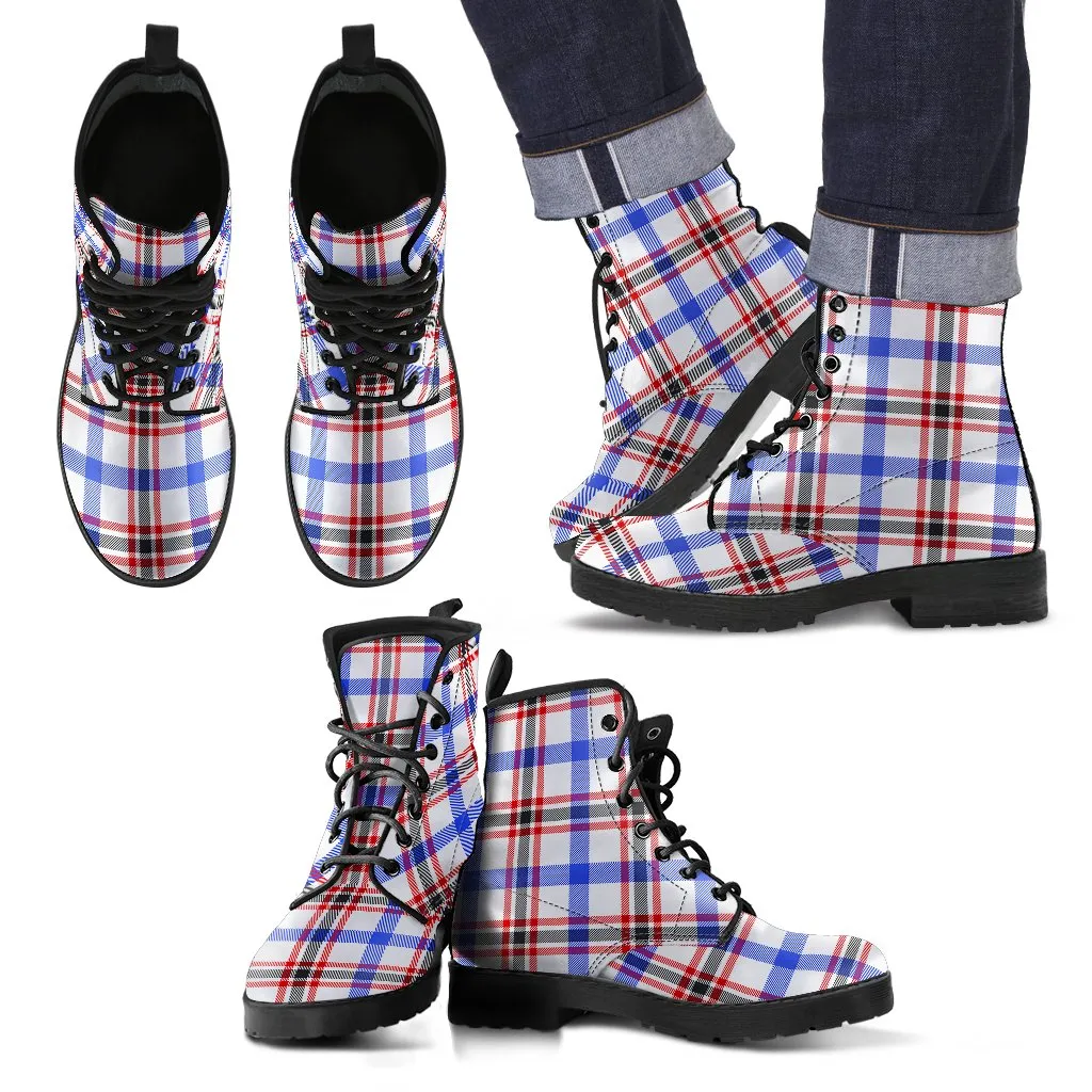 Boswell Modern Tartan Leather Boots