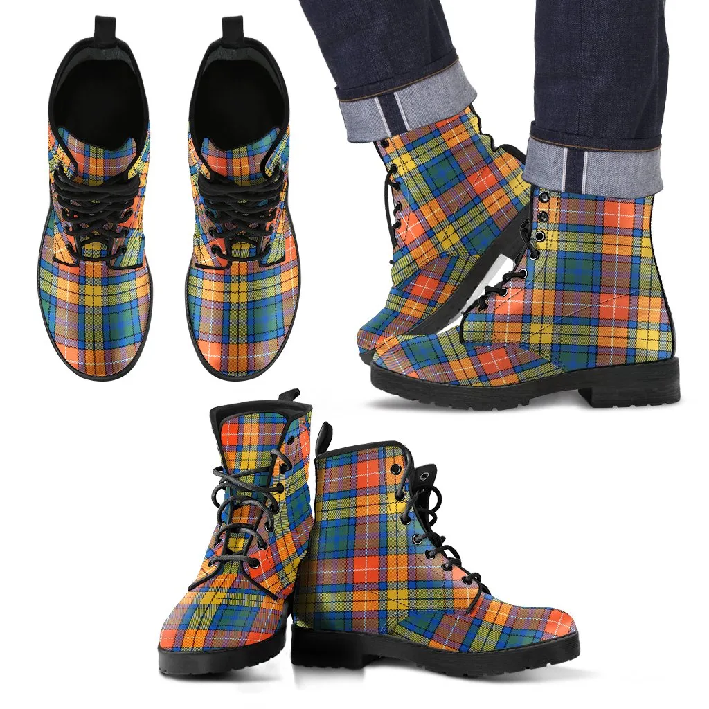 Buchanan Ancient Tartan Leather Boots