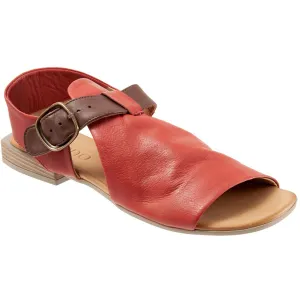 Bueno Womens Ava Leather Boho Flat Sandals