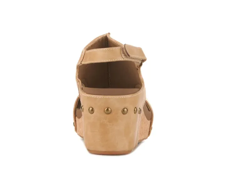 Carley Taupe Smooth Wedge* FINAL SALE