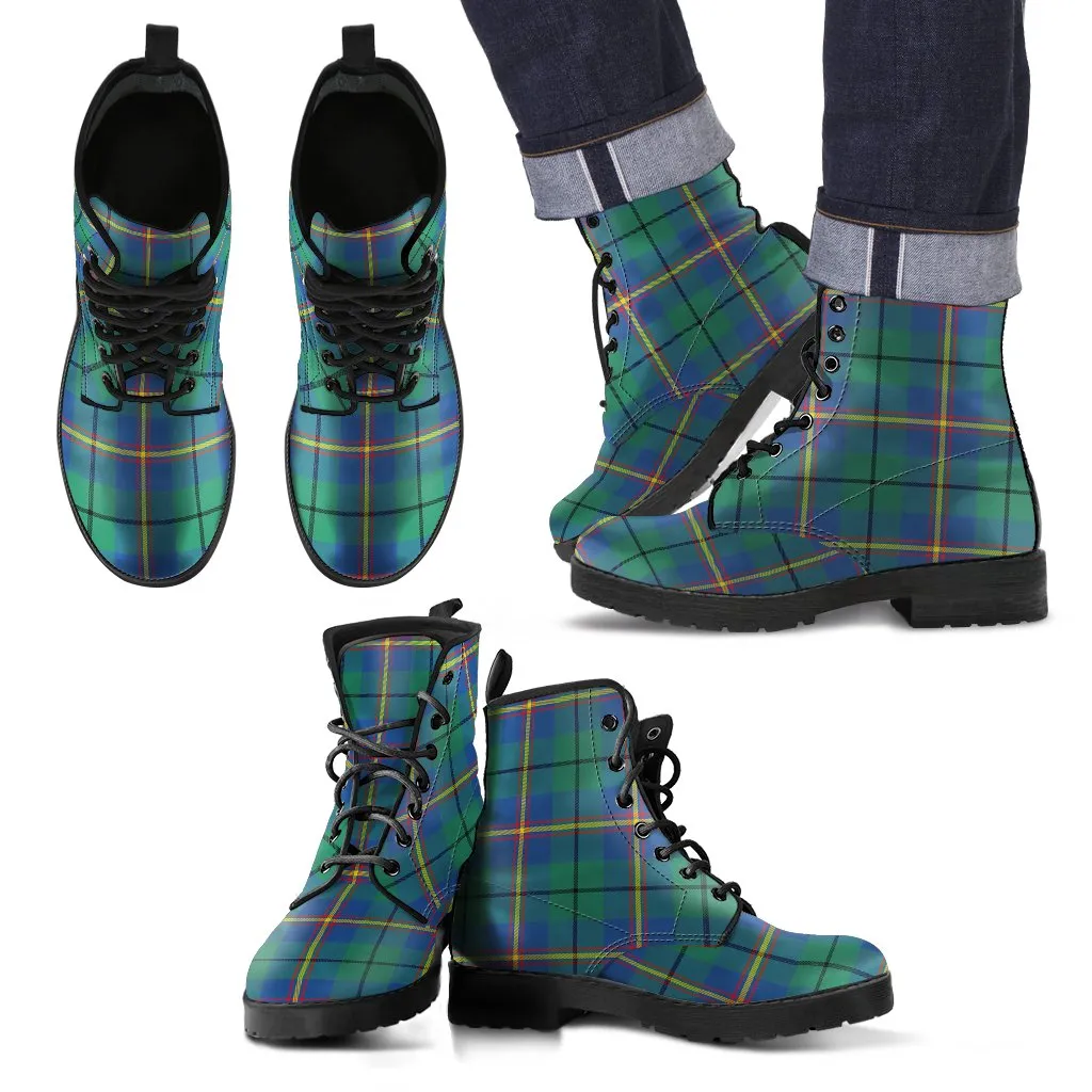 Carmichael Ancient  Tartan Leather Boots