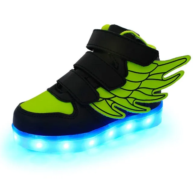 Children Glowing Sneakers Kid Luminous for Boys Girls  with Luminous Sole Lighted Shoes