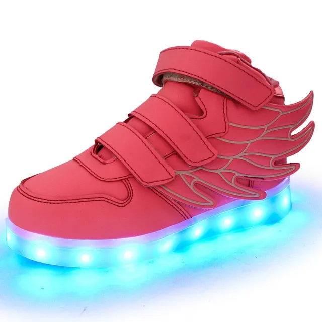 Children Glowing Sneakers Kid Luminous for Boys Girls  with Luminous Sole Lighted Shoes