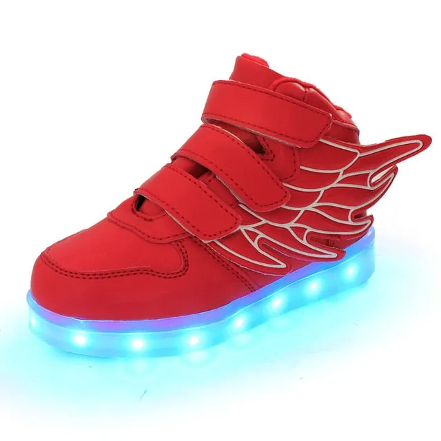 Children Glowing Sneakers Kid Luminous for Boys Girls  with Luminous Sole Lighted Shoes
