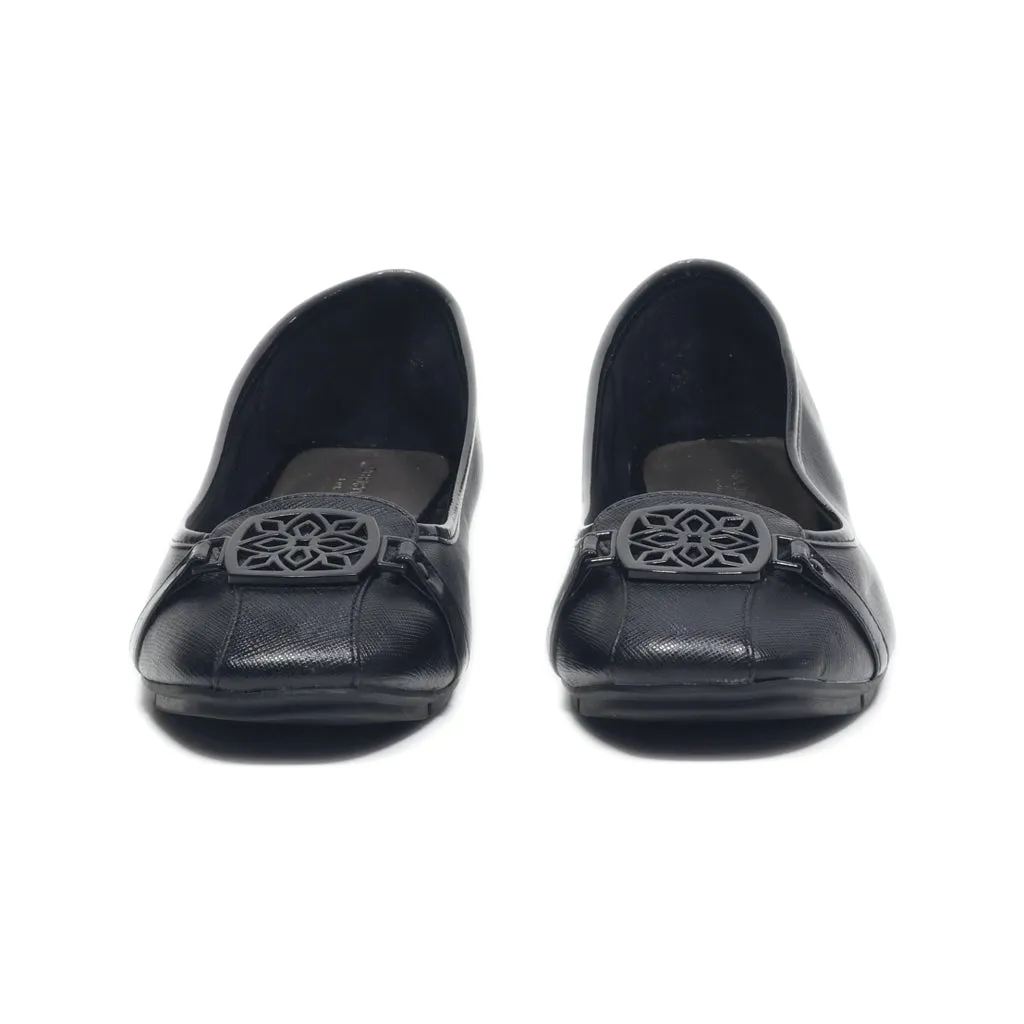 Christian Siriano Ballerinas Leather Black Colour For Women