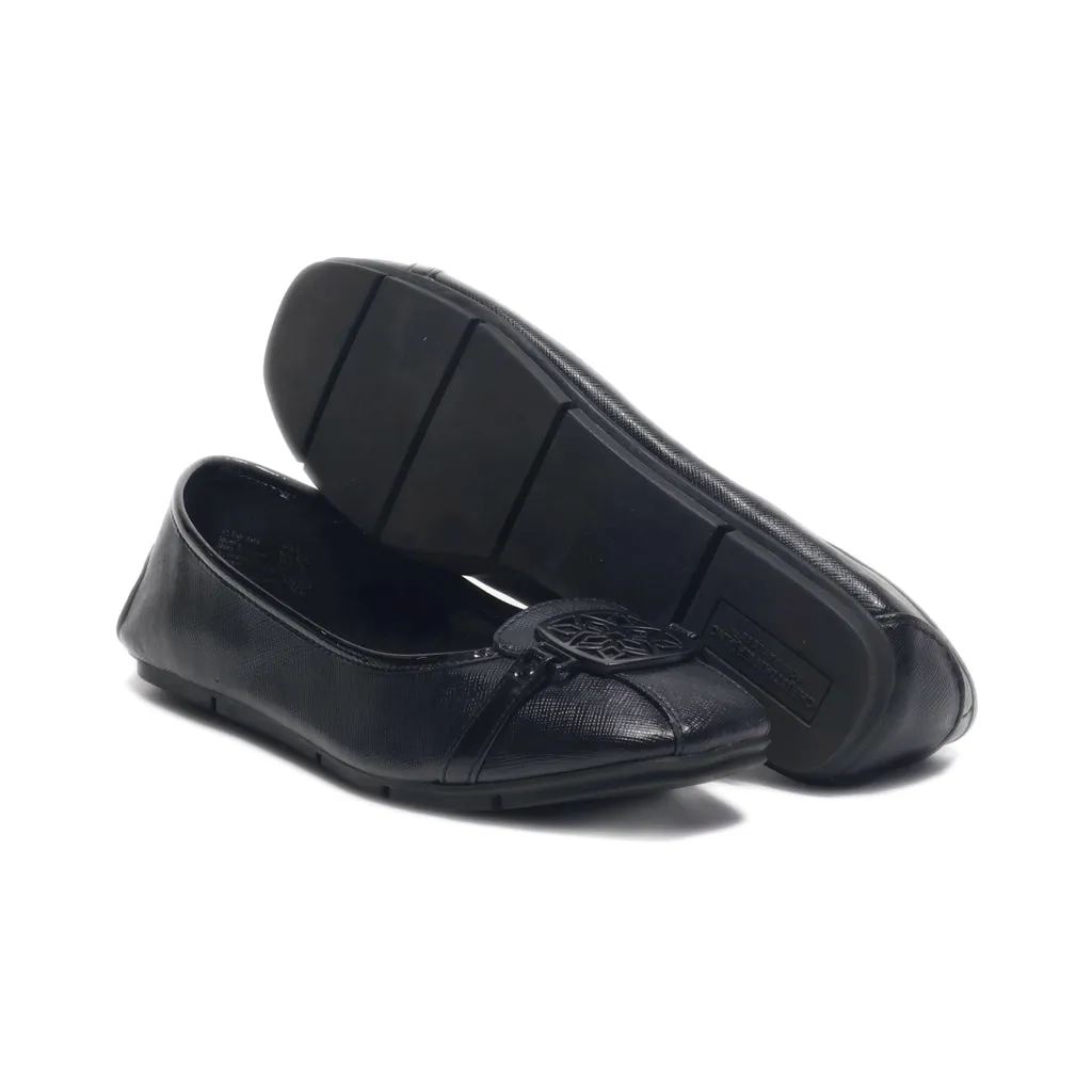 Christian Siriano Ballerinas Leather Black Colour For Women