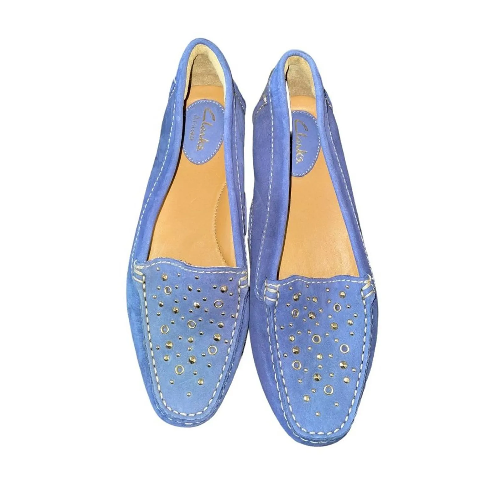 Clarks Royal Navy Blue Loafers