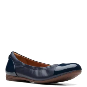 Clarks Women's Rena Jazz Navy Leathe 26170594