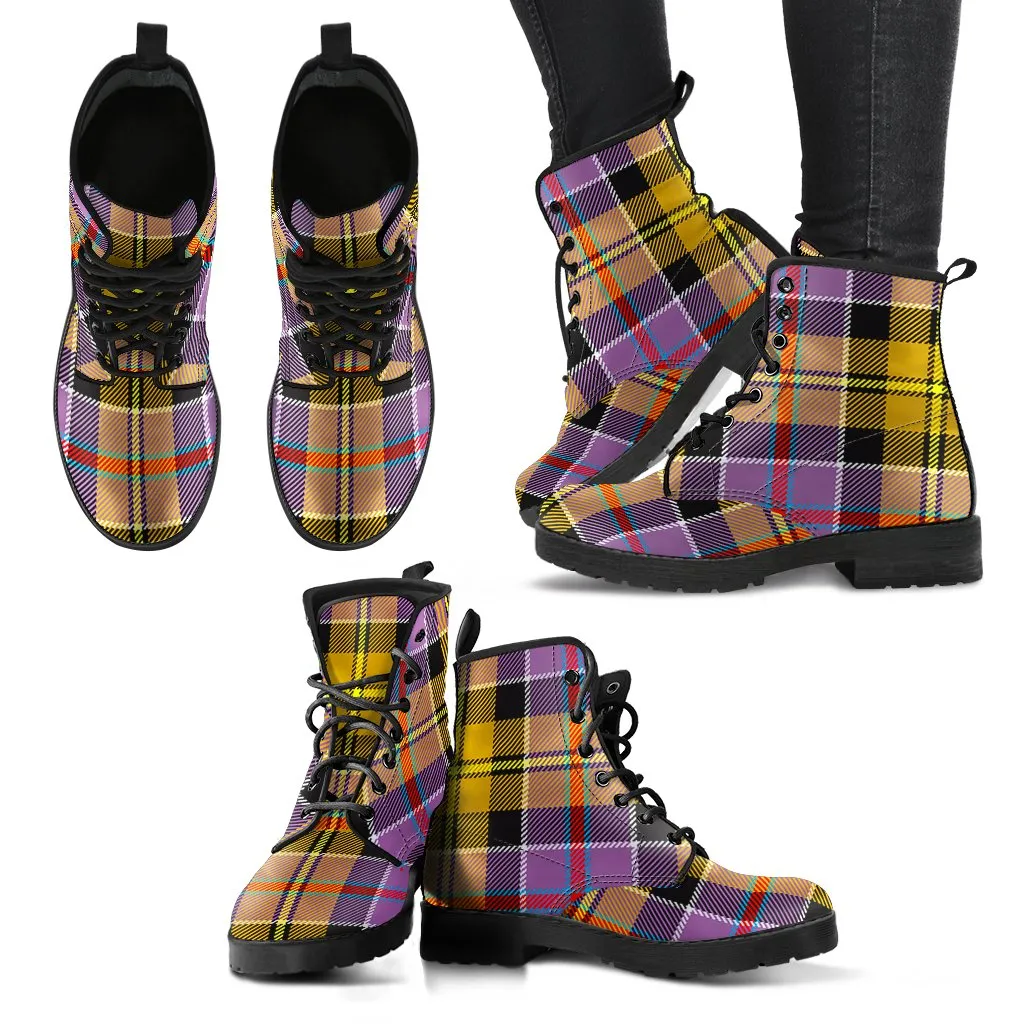 Culloden Ancient Tartan Leather Boots