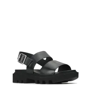 EOS Flight Flat Sandals Black
