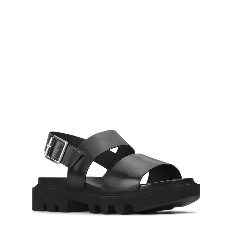 EOS Flight Flat Sandals Black