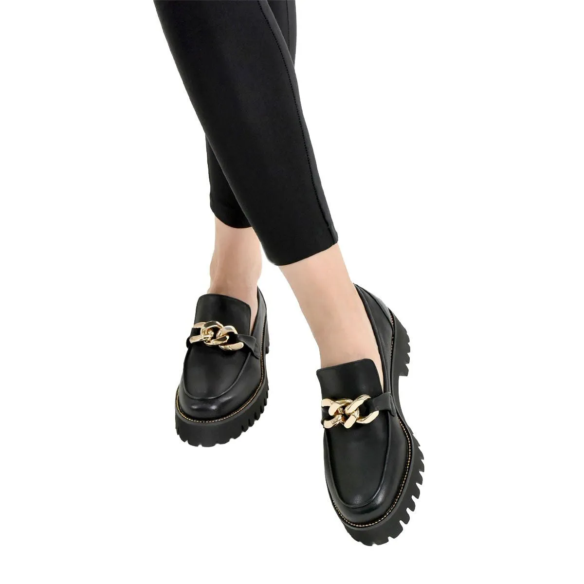 EXE PB 6252-H83 Buckle Shoe