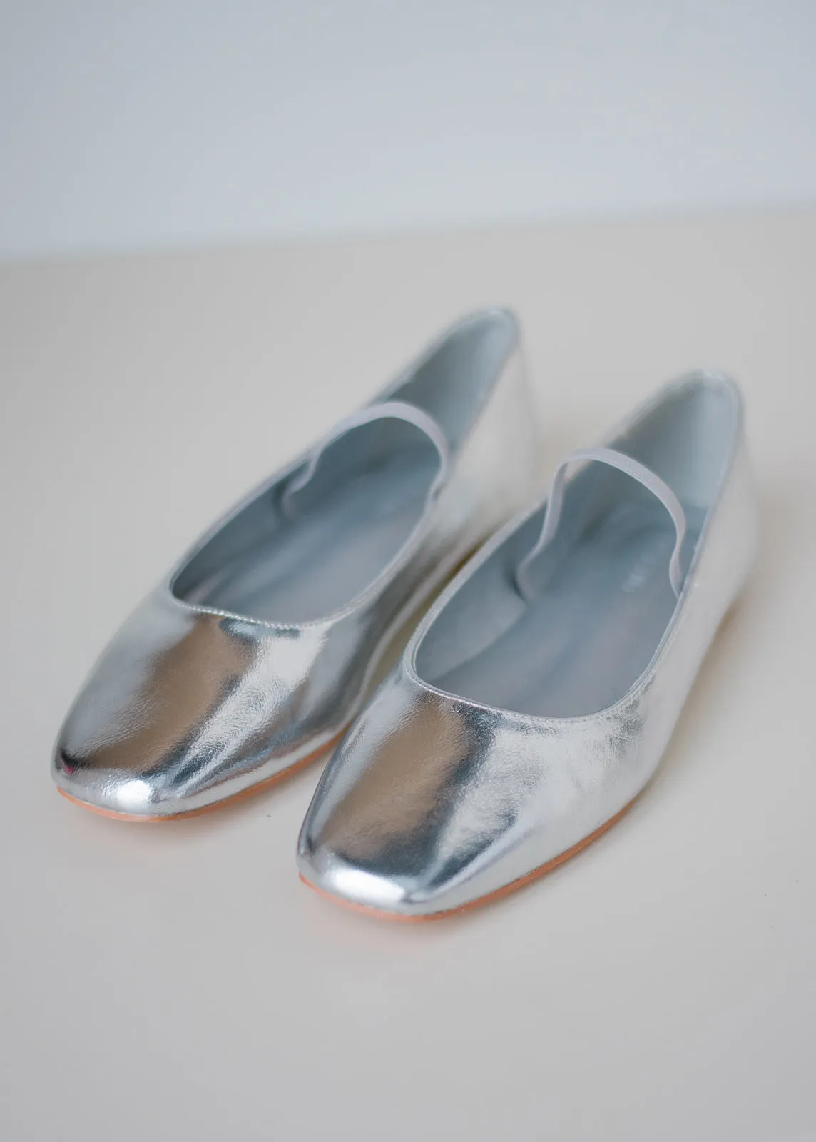 Finnick Ballet Flats -Silver