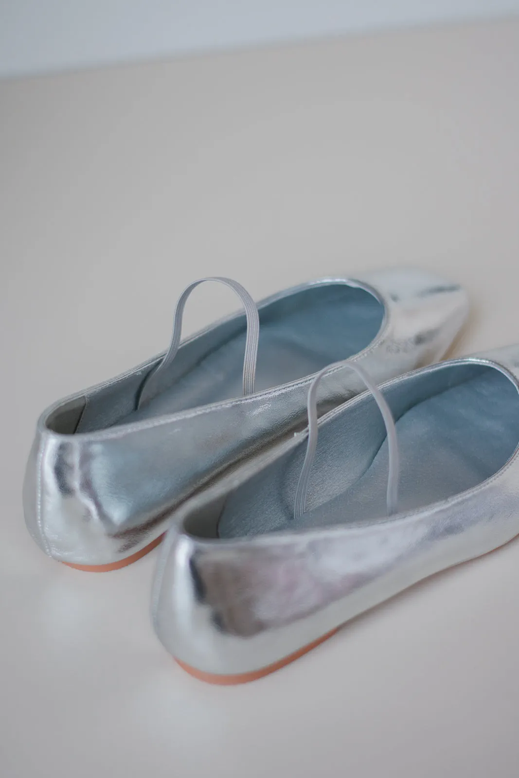 Finnick Ballet Flats -Silver