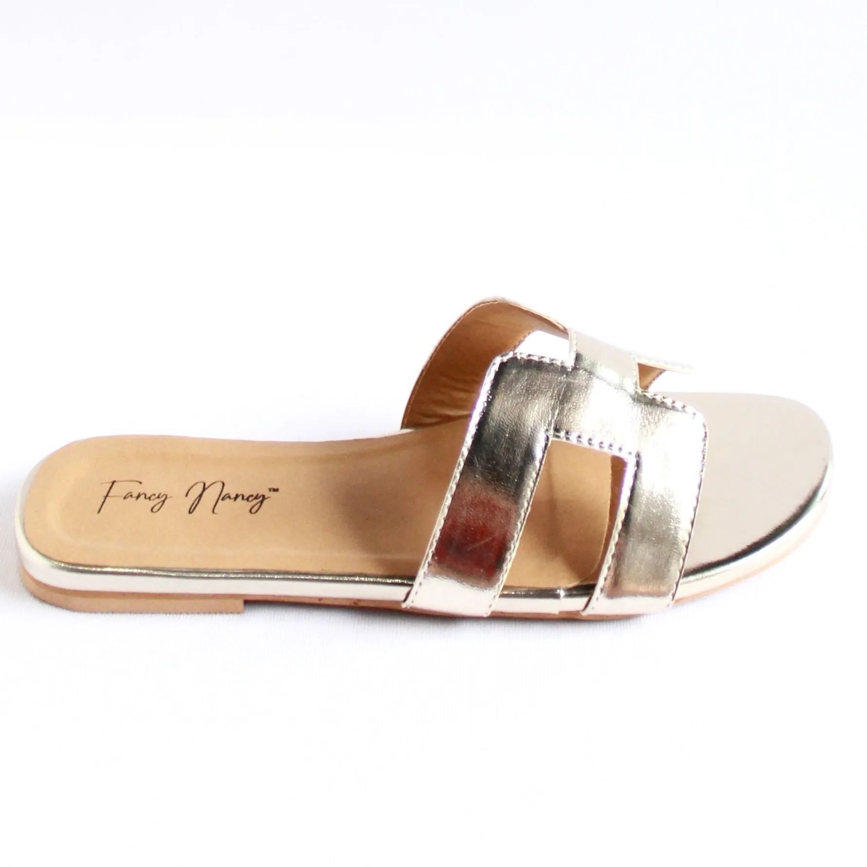 H Style Flats - Golden