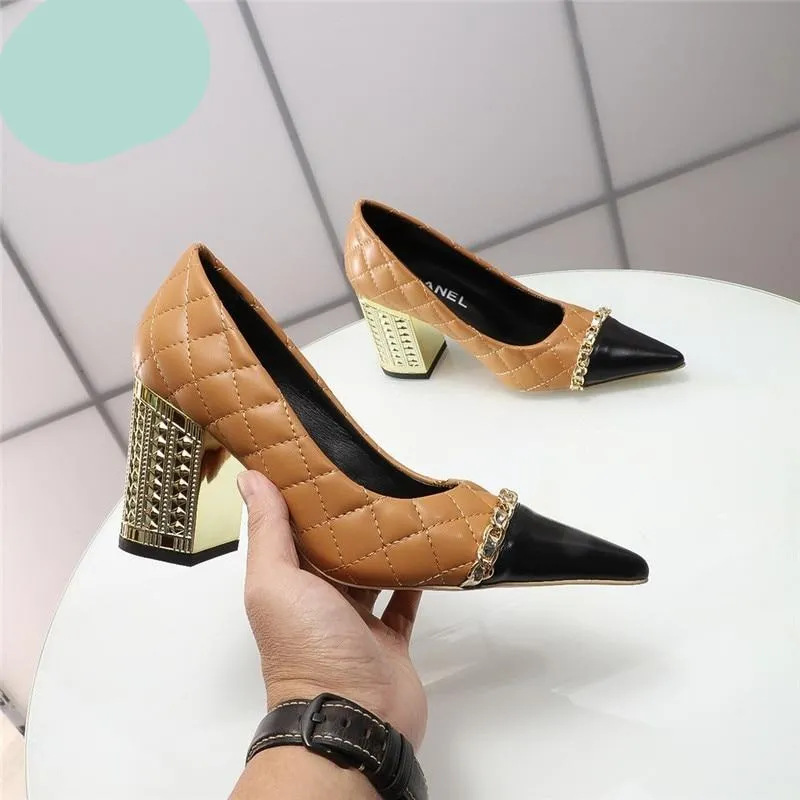 High-end 0 Genuine Leather Crystal Bling Luxury High Heels