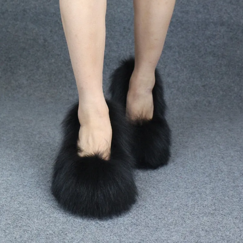 High-end Super High Heel Overshoes Fur High-Heels