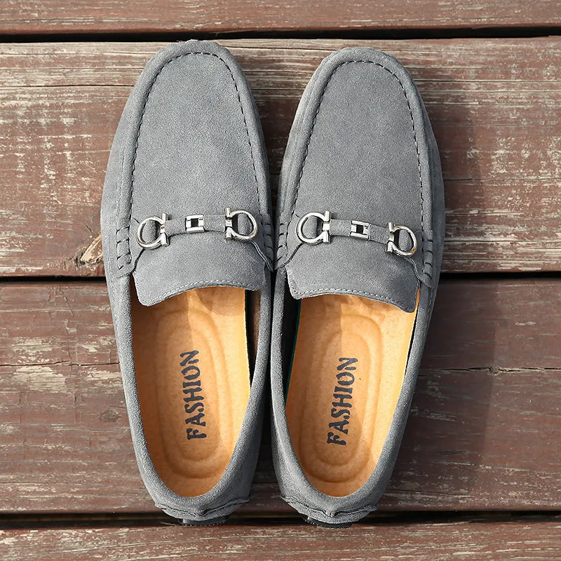 Insulated Driving Moccasin Suede Loafer