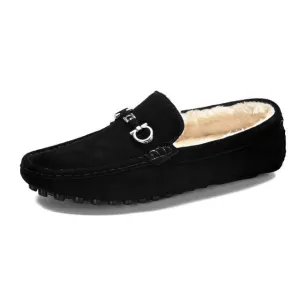Insulated Driving Moccasin Suede Loafer