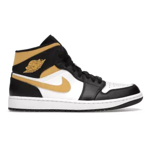 Jordan 1 Mid 'White Pollen Black'