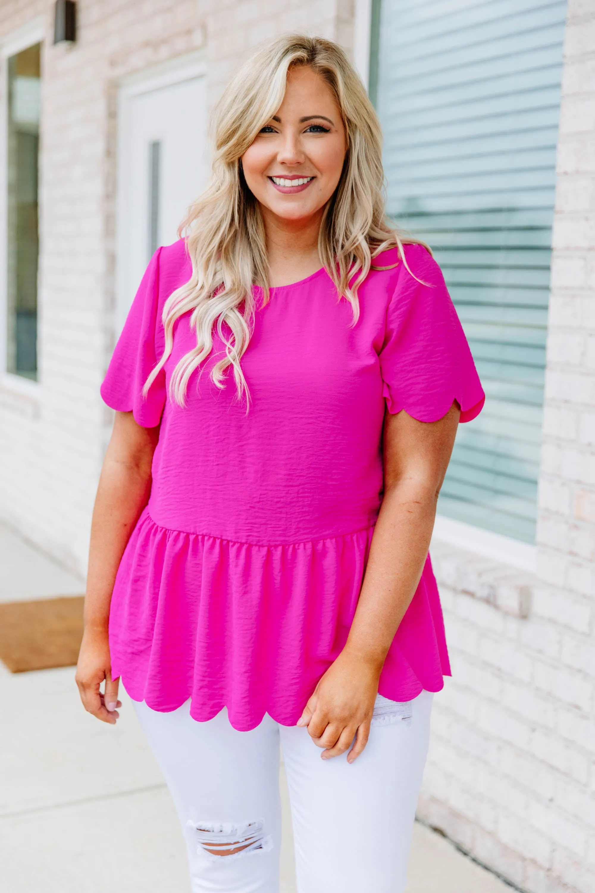 Just Promoted Top, Hot Pink