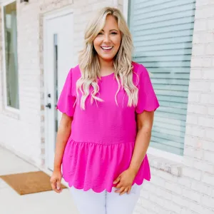 Just Promoted Top, Hot Pink