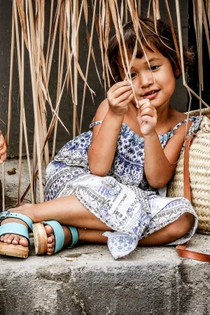 KIDS' RUFFLE DRESS SALVADOR SUMMER