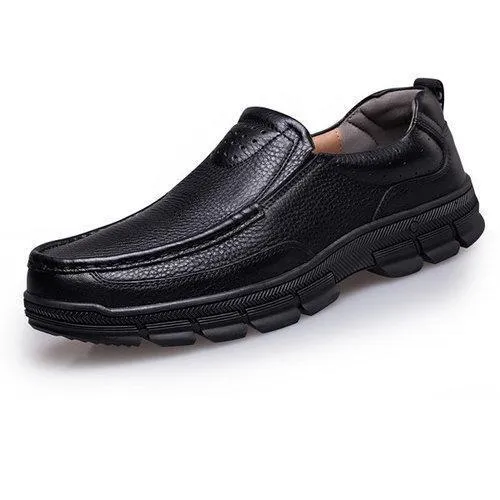 Large Size Men Genuiner Leather Business Casual Shoes