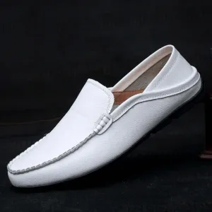 Men's Leather Driving Loafers