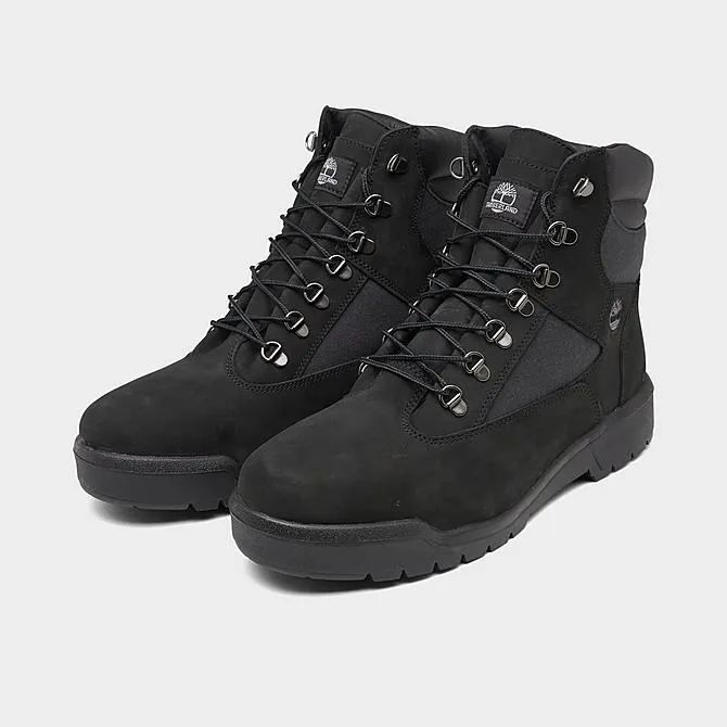 Men's Timberland 6 Inch Field Boots - Black Waterbuck