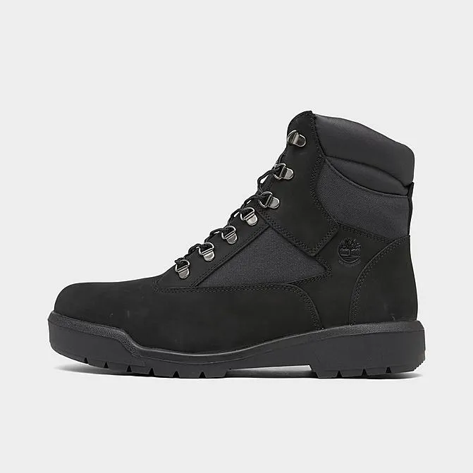 Men's Timberland 6 Inch Field Boots - Black Waterbuck