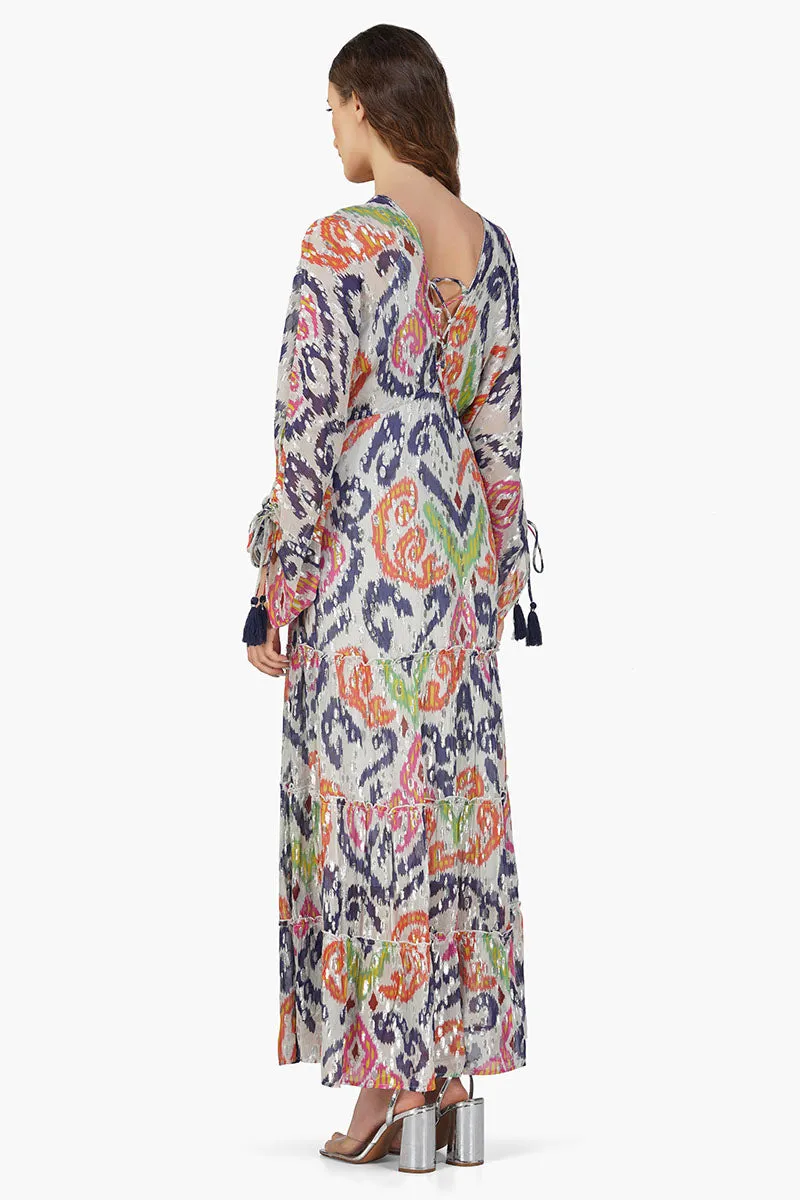 Multi Abstract Gloria Maxi Dress
