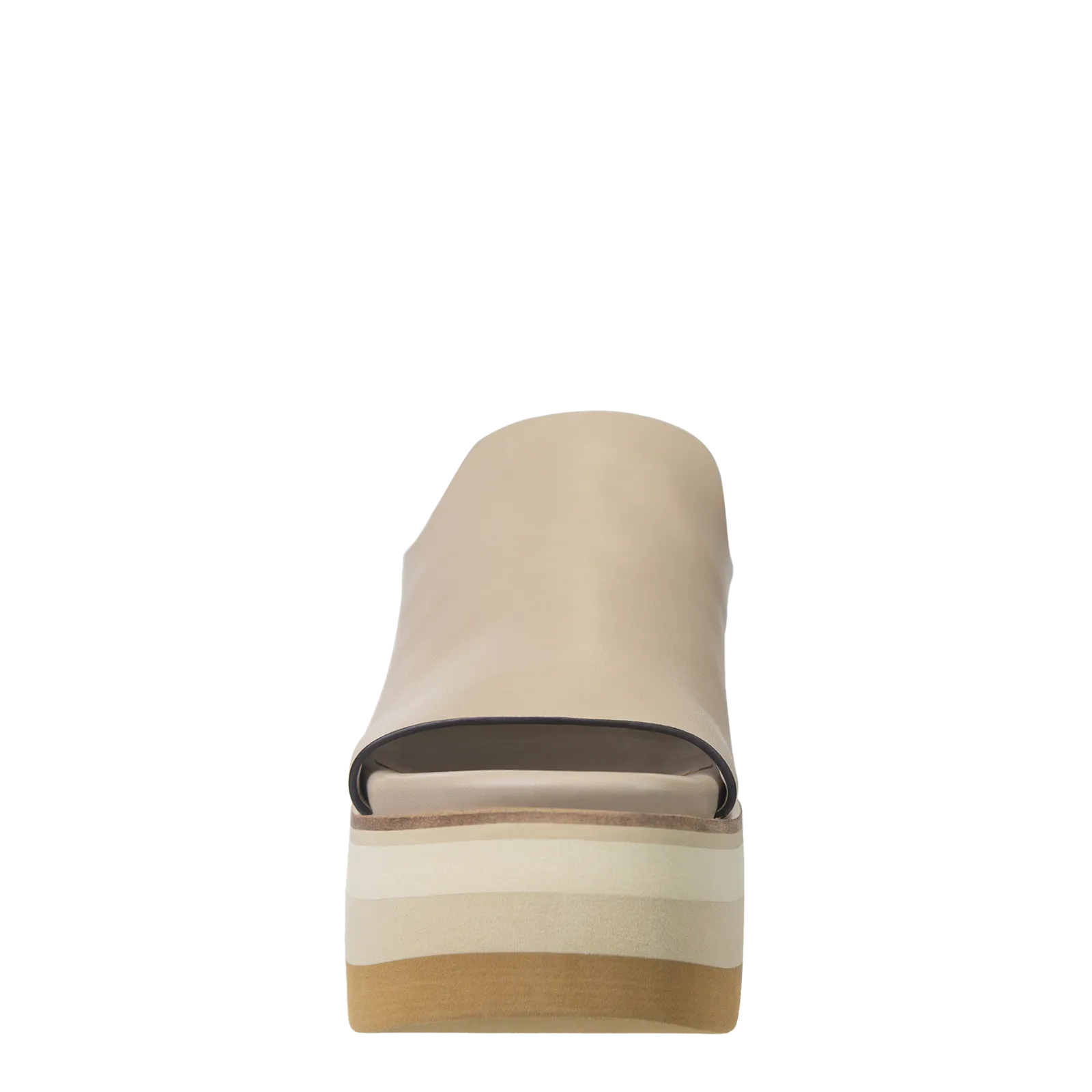 NAKED FEET - FLOW in BEIGE Platform Sandals