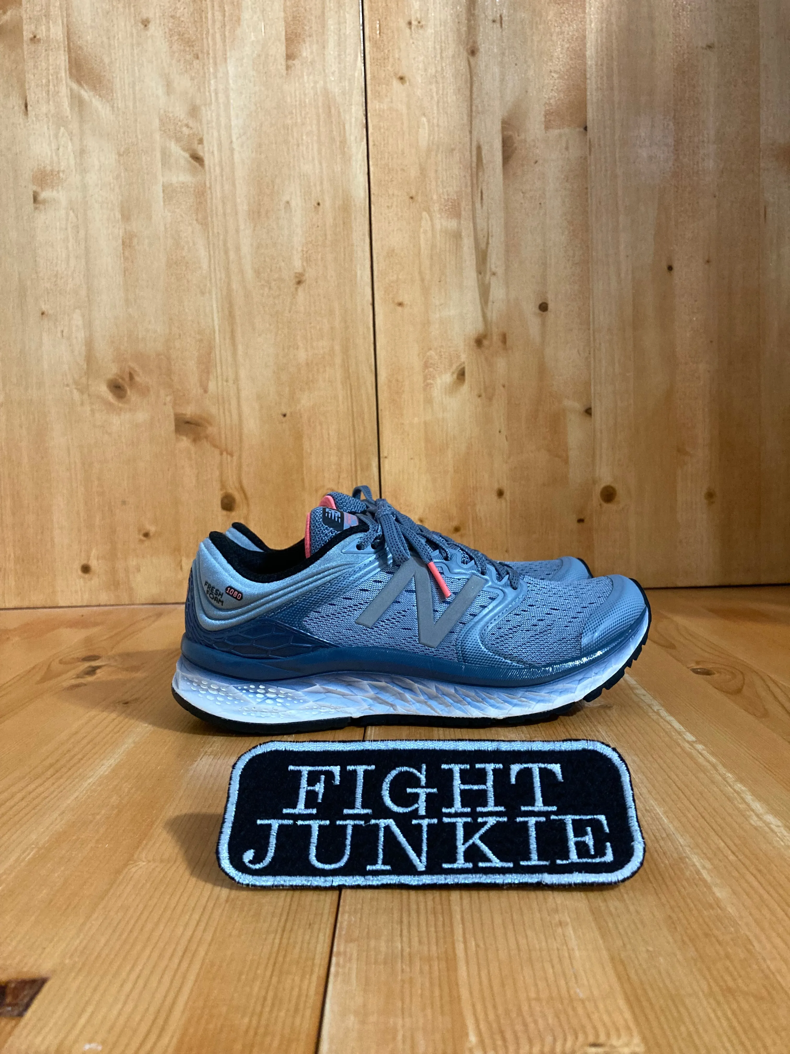 NEW BALANCE FRESH FOAM 1080 Women Size 7B Athletic Running Shoes Sneakers Blue W1080GW8