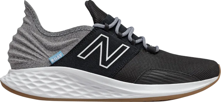 New Balance Fresh Foam Roav 'Tee Shirt - Black Light Aluminum' Sneakers, black