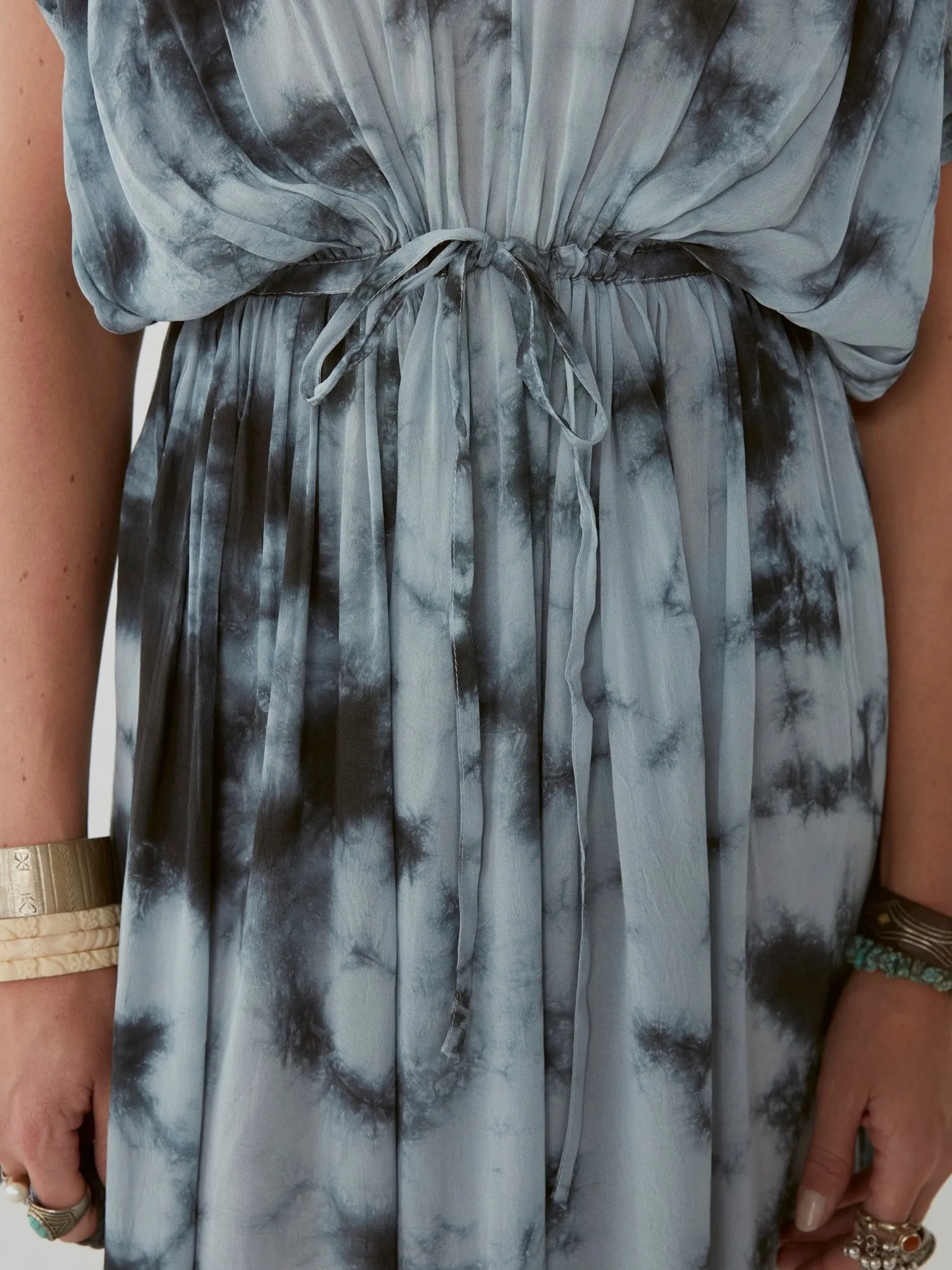 Nina Dress - Ajmer Dye Cloudy Blue