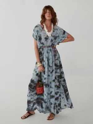 Nina Dress - Ajmer Dye Cloudy Blue