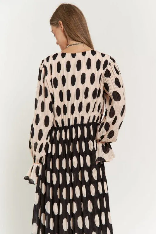 Polka Dot Maxi Dress