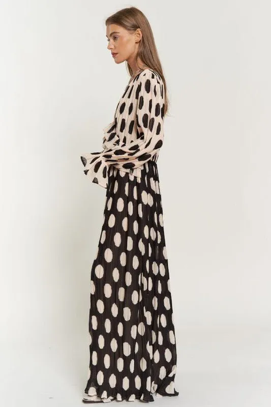 Polka Dot Maxi Dress
