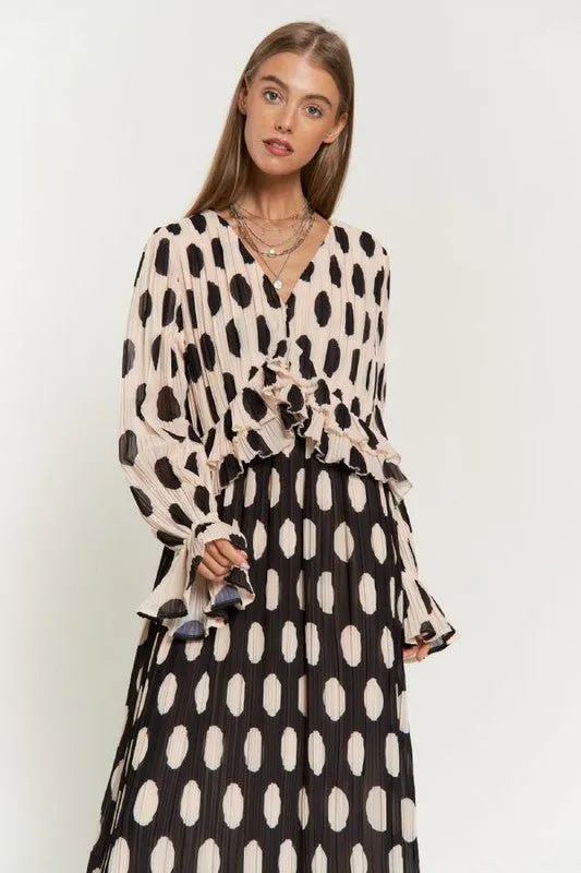 Polka Dot Maxi Dress