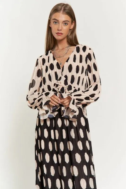Polka Dot Maxi Dress